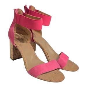Aerosoles Pink Suede High Hopes  Sandal